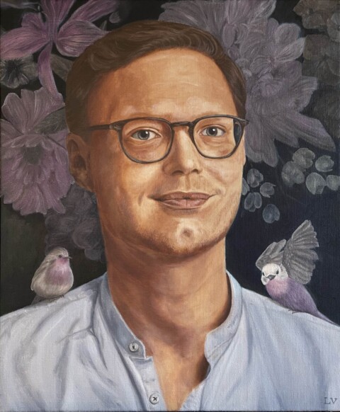 Niels, olie på lærred, 50×60 cm (Ikke tilgængelig)